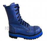 Ботинки Ranger "Blue" 9 колец + синий след